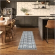 Nourison Home Nordic 6' Runner Blue   Area Rug