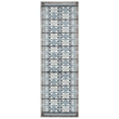 Nourison Home Nordic 6' Runner Blue   Area Rug