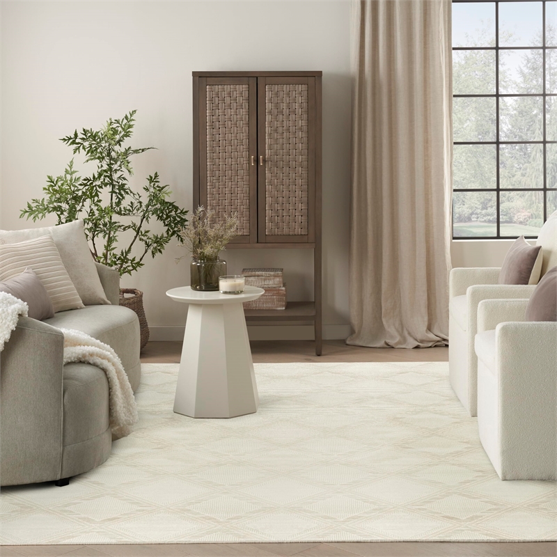 Nourison Home Serenity Home 8' x 10' Ivory   Area Rug
