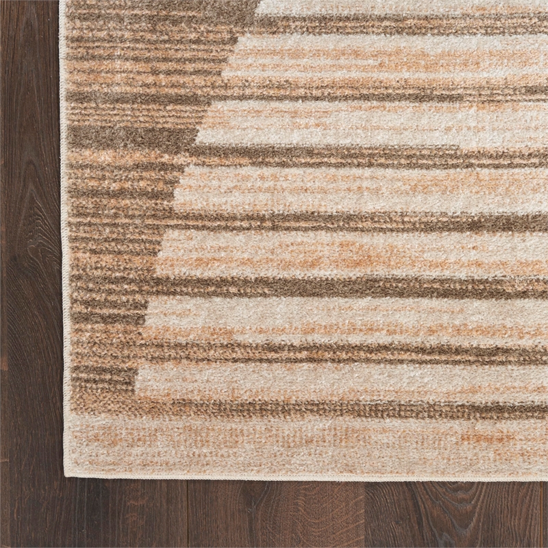 Nourison Home Astra Machine Washable 8' x 10' Latte   Area Rug