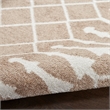 Nourison Home Astra Machine Washable 8' x 10' Taupe   Area Rug