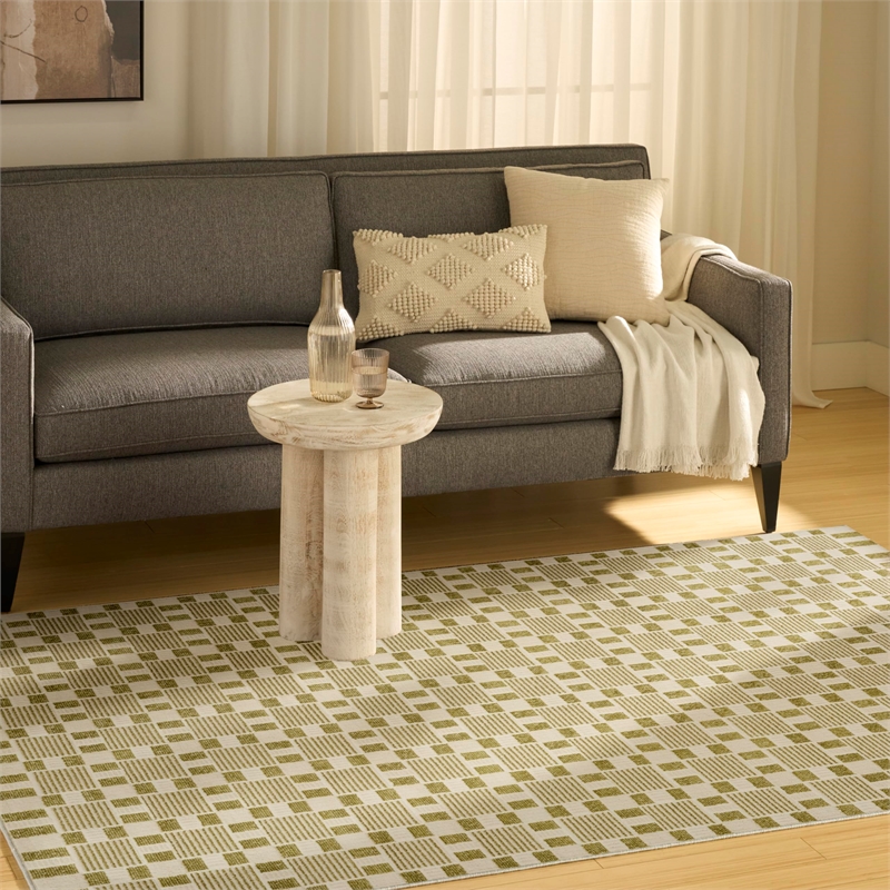 Nourison Home Nordic 5' x 7' Green     Area Rug