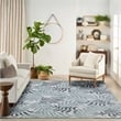 Nourison Home Garden Oasis 10' x 14' Blue   Area Rug