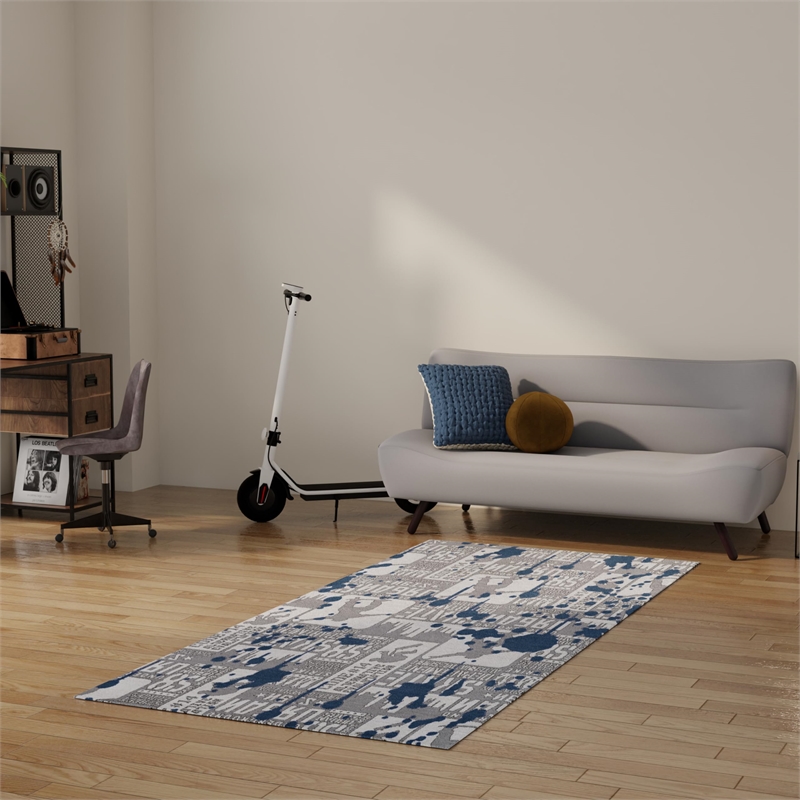Nourison Home Imagination 7' x 9' Blue   Area Rug