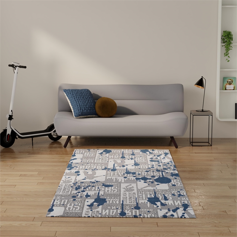 Nourison Home Imagination 7' x 9' Blue   Area Rug