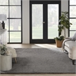 Nourison Luxurious Shag 9' x 12' Silver   Area Rug
