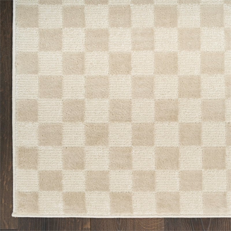 Nourison Home Serenity Home 8' x 10' Beige     Area Rug