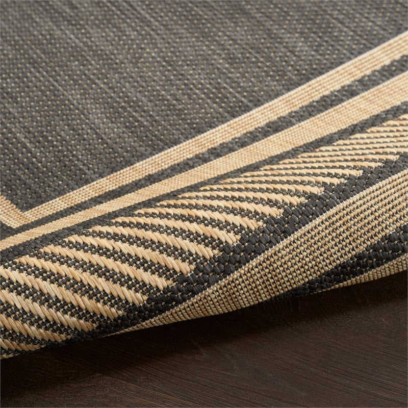 Nourison Home Horizon   10' x 14' Charcoal   Area Rug