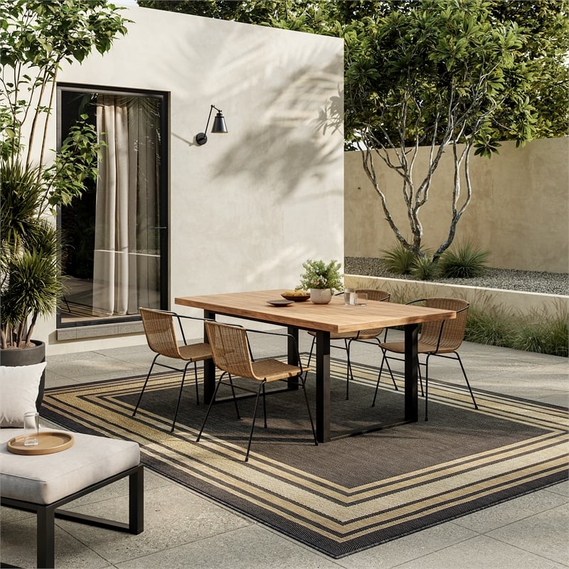 Nourison Home Horizon   10' x 14' Charcoal   Area Rug