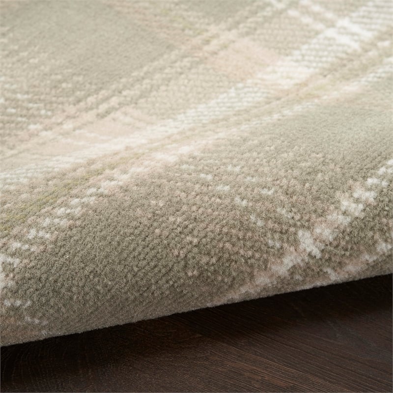 Nourison Home Grafix 7' x 10' Olive   Area Rug