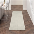 Nourison Home Textured Home 8' Runner Ivory   Area Rug