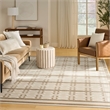 Nourison Home Nordic 8' x 10' Taupe Fabric Area Rug