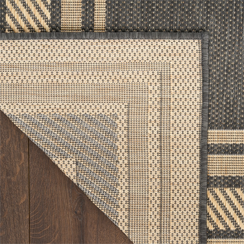 Nourison Home Horizon   6' x 9' Charcoal   Area Rug