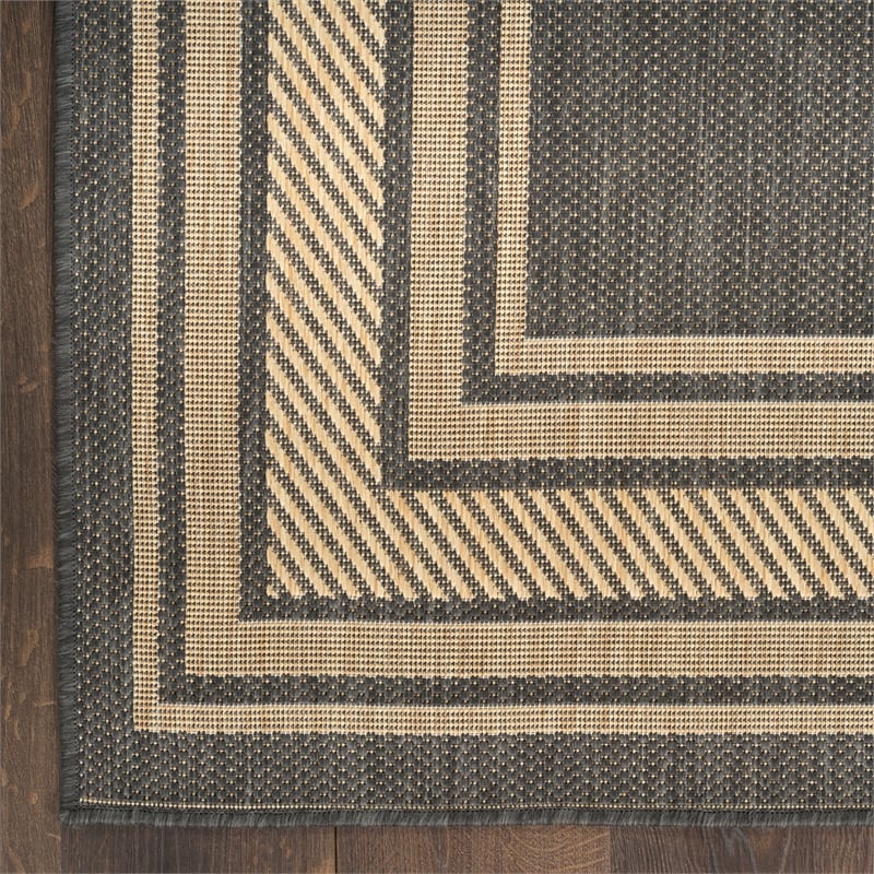 Nourison Home Horizon   6' x 9' Charcoal   Area Rug
