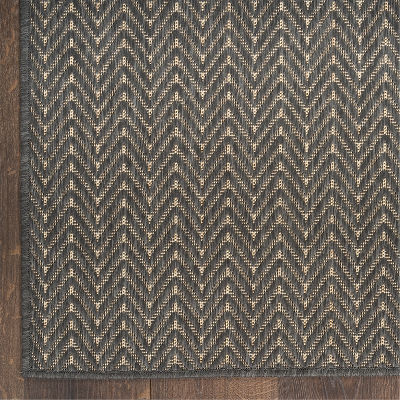 Nourison Home Horizon   10' x 14' Charcoal   Area Rug