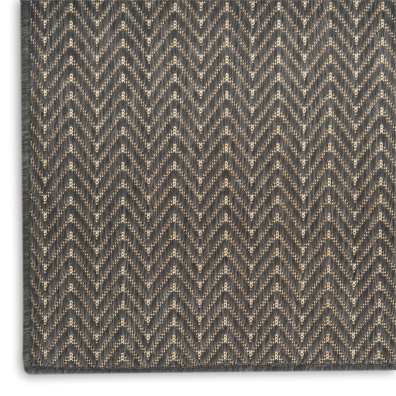 Nourison Home Horizon   10' x 14' Charcoal   Area Rug