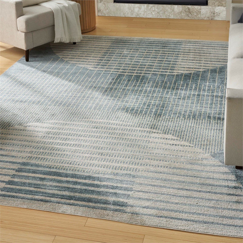 Nourison Home Astra Machine Washable 7' x 9' Latte   Area Rug