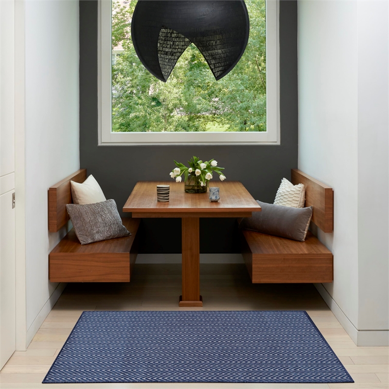 Nourison Home Horizon   3' x 5' Navy   Area Rug