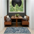 Nourison Home Garden Oasis 2' x 4' Navy   Area Rug