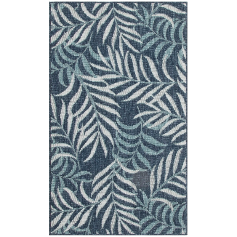 Nourison Home Garden Oasis 2' x 4' Navy   Area Rug