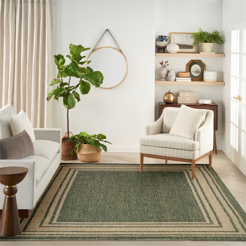 Nourison Home Horizon   8' x 10' Green   Area Rug