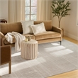 Nourison Home Nordic 8' x 10' Ivory Fabric Area Rug