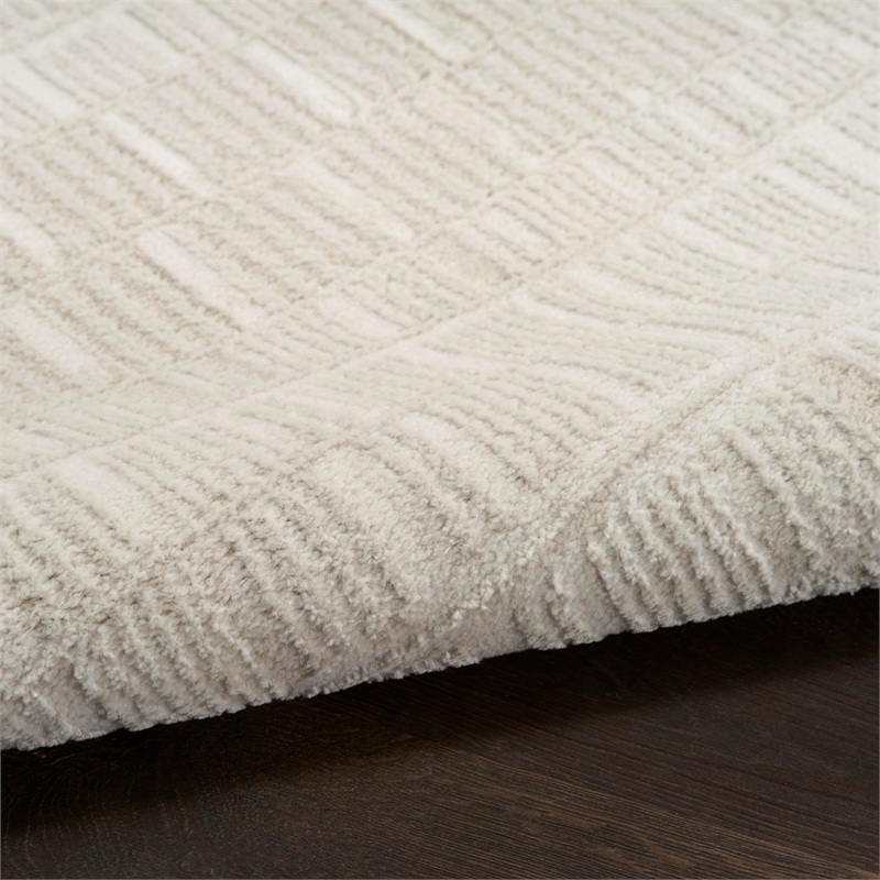 Nourison Home Nordic 8' x 10' Ivory Fabric Area Rug