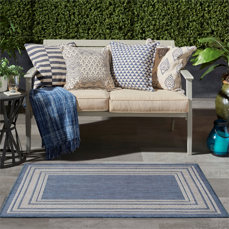 Nourison Home Horizon   3' x 5' Denim   Area Rug