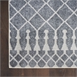 Nourison Home Astra Machine Washable 7' x 9' Denim   Area Rug