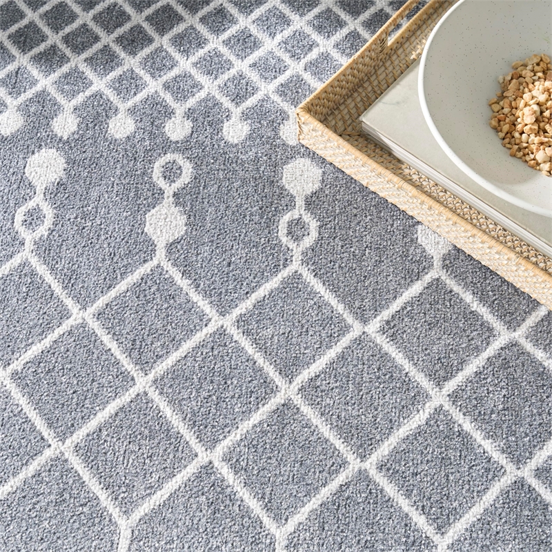 Nourison Home Astra Machine Washable 7' x 9' Denim   Area Rug