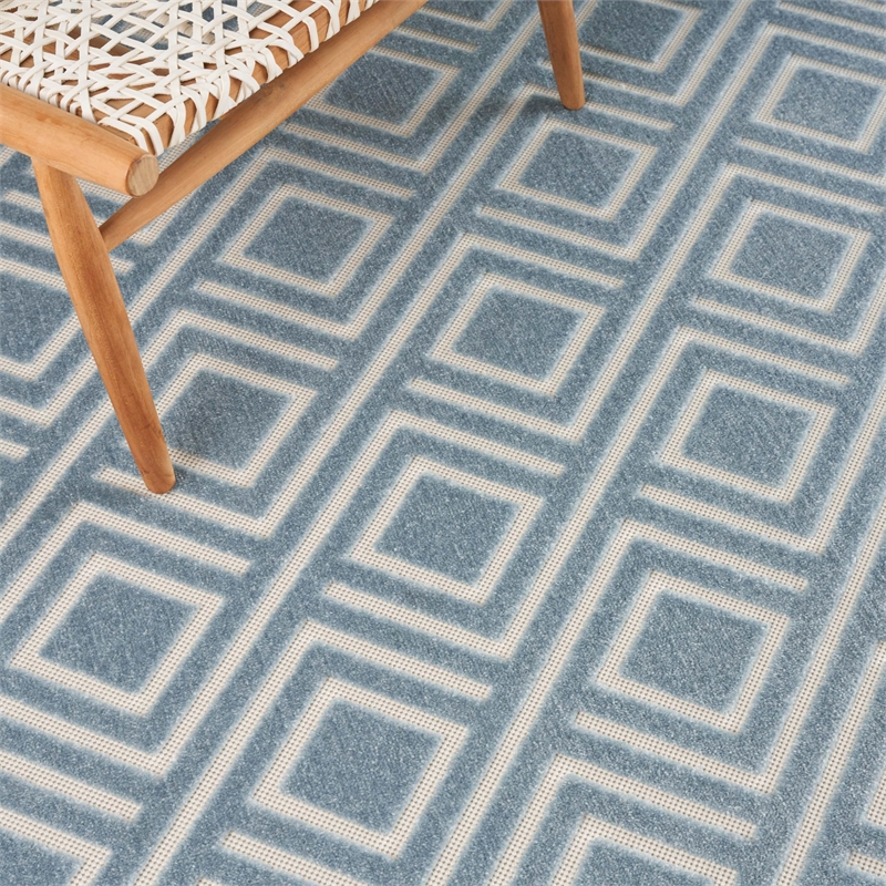 Nourison Home Casual 8' x 10' Blue   Area Rug