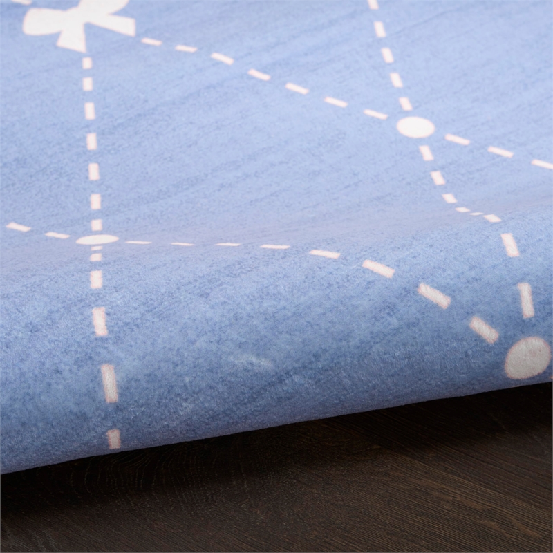 nourison home imagination 7' x 9' blue   area rug