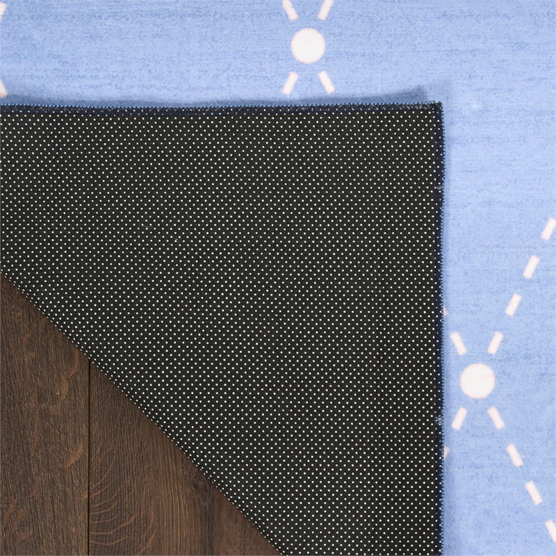 nourison home imagination 7' x 9' blue   area rug