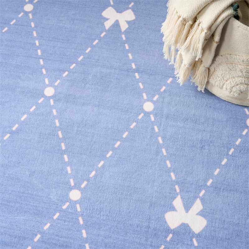nourison home imagination 7' x 9' blue   area rug