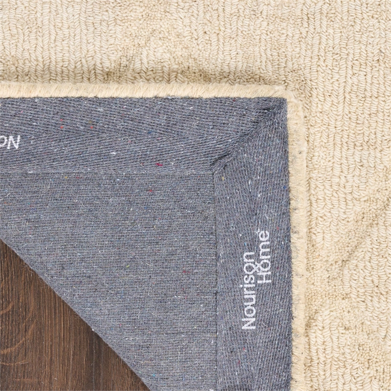 Nourison Home Wool Haven 8' x 10' Ivory   Area Rug