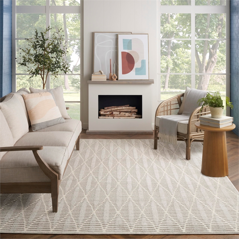 Nourison Home Casual 8' x 10' Beige   Area Rug