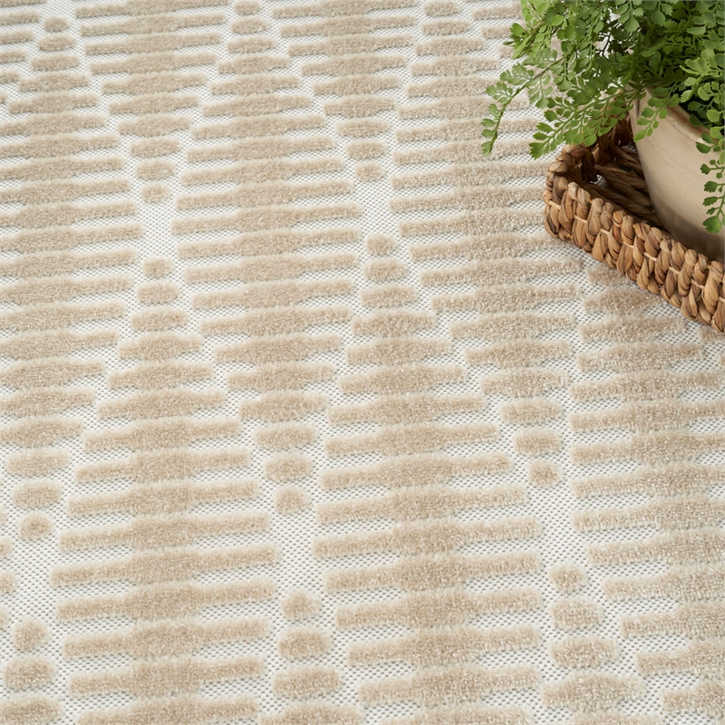 Nourison Home Casual 8' x 10' Beige   Area Rug