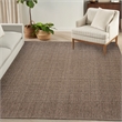 Nourison Home Tulum 10' x 14' Fabric Brown Area Rug