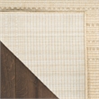 Nourison Home Tulum 10' x 14' Fabric Cream Area Rug