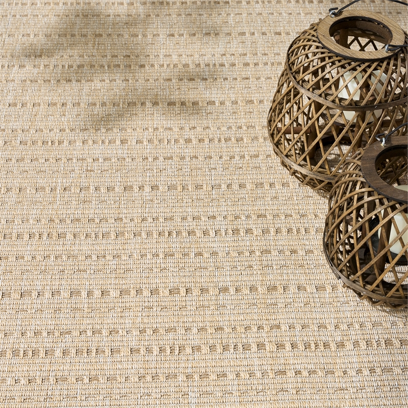 Nourison Home Tulum 10' x 14' Fabric Cream Area Rug