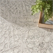 Nourison Home Ambiance 8' x 10' Polyester Grey Silver Area Rug