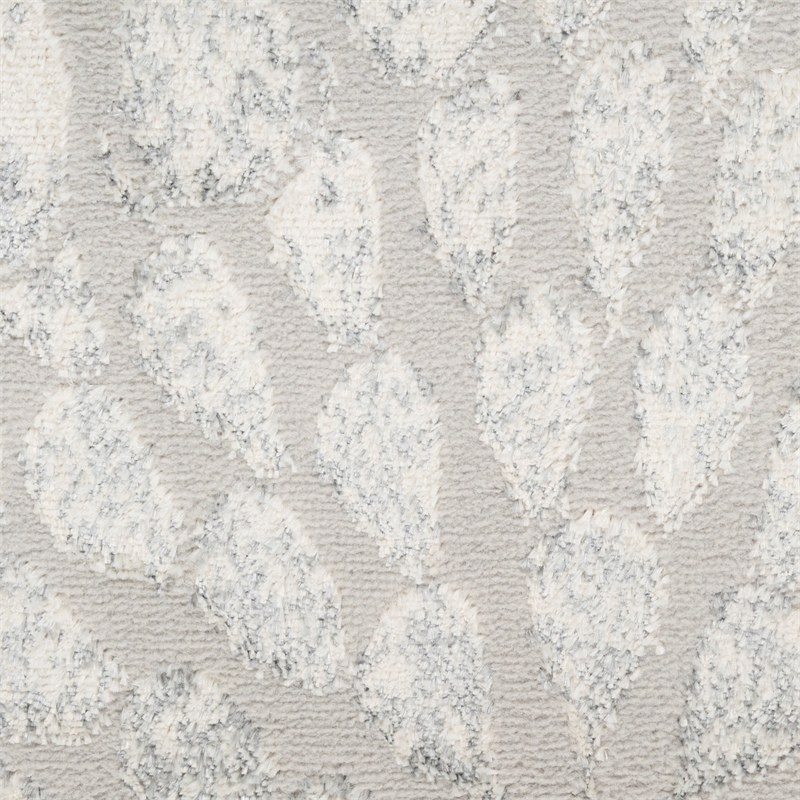 Nourison Home Ambiance 8' x 10' Polyester Grey Silver Area Rug