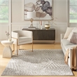 Nourison Home Ambiance 8' x 10' Polyester Grey Silver Area Rug