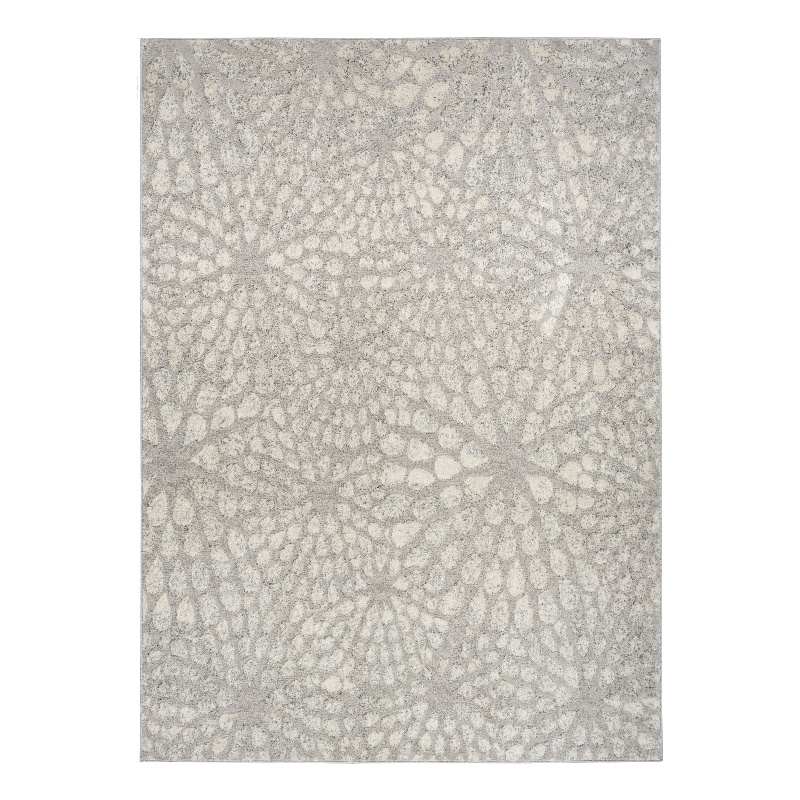 Nourison Home Ambiance 8' x 10' Polyester Grey Silver Area Rug