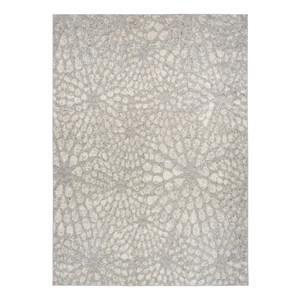 Nourison Home Ambiance 8' x 10' Polyester Grey Silver Area Rug