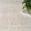 Nourison Home Modern Shag 8' x 10' Polyester Ivory Beige Area Rug