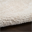 Nourison Home Modern Shag 8' x 10' Polyester Ivory Beige Area Rug