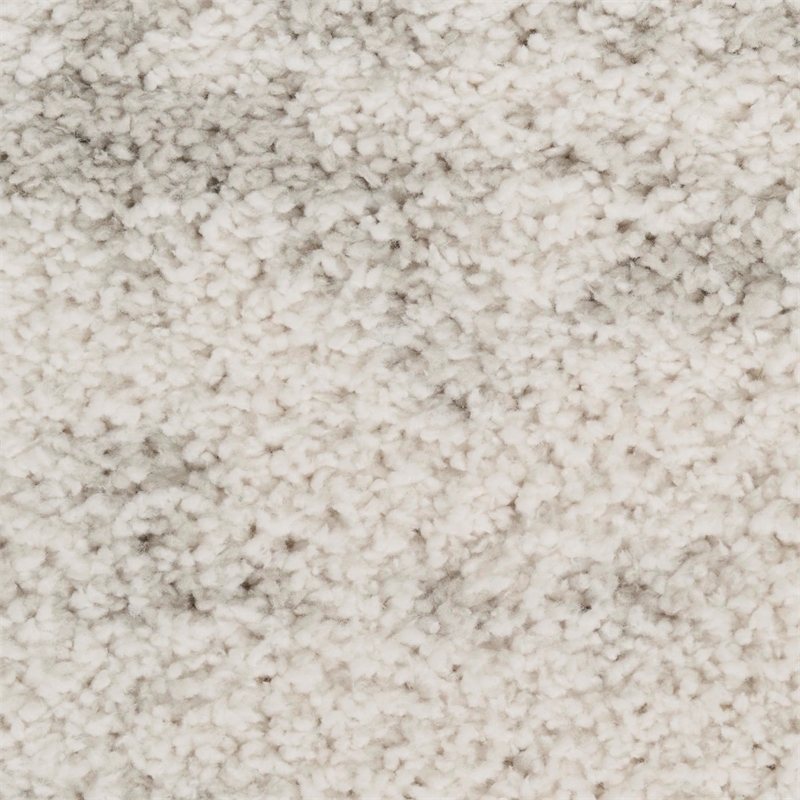 Nourison Home Modern Shag 8' x 10' Polyester Ivory Grey Area Rug