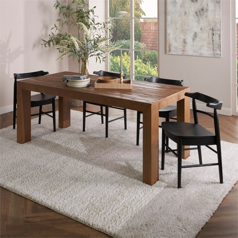 Nourison Home Modern Shag 8' x 10' Polyester Ivory Grey Area Rug