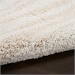 Nourison Home Modern Shag 8' x 10' Polyester Ivory Beige Area Rug